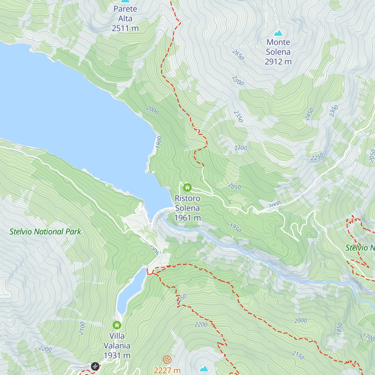 Ristoro Solena map