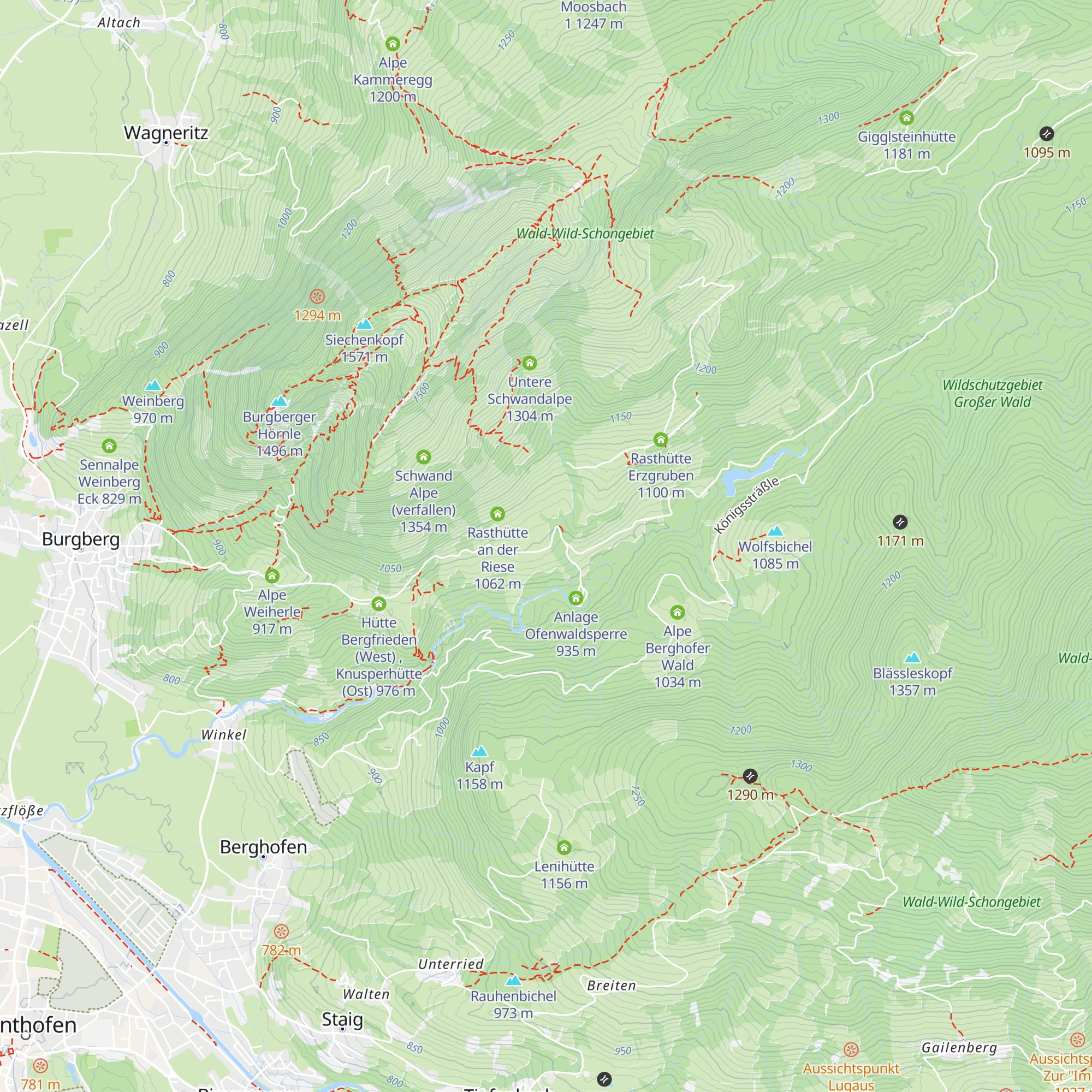 Schauschmiede map