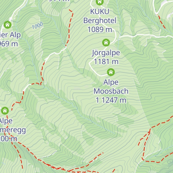 Map of Alpe Moosbach 2