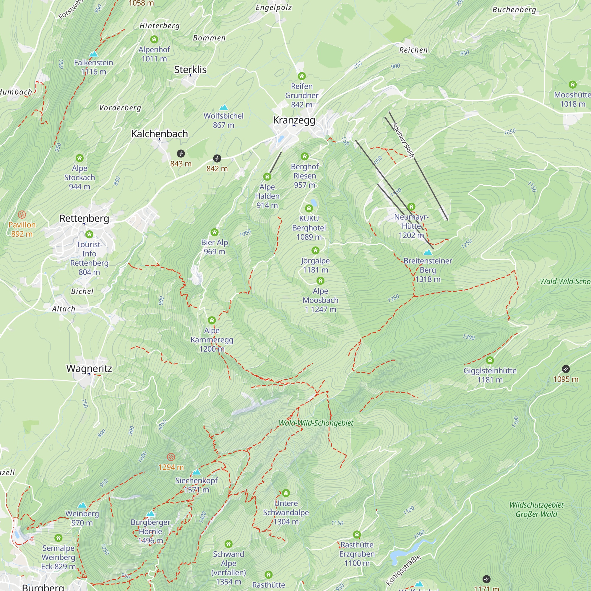 Alpe Moosbach 2 map