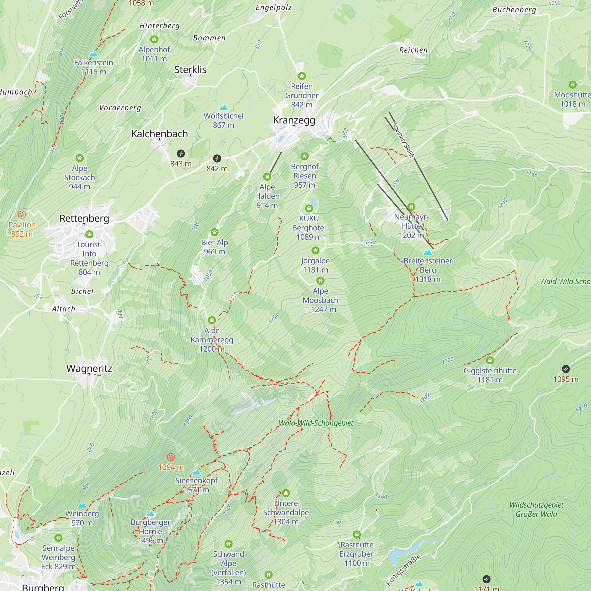 Alpe Moosbach 2 map