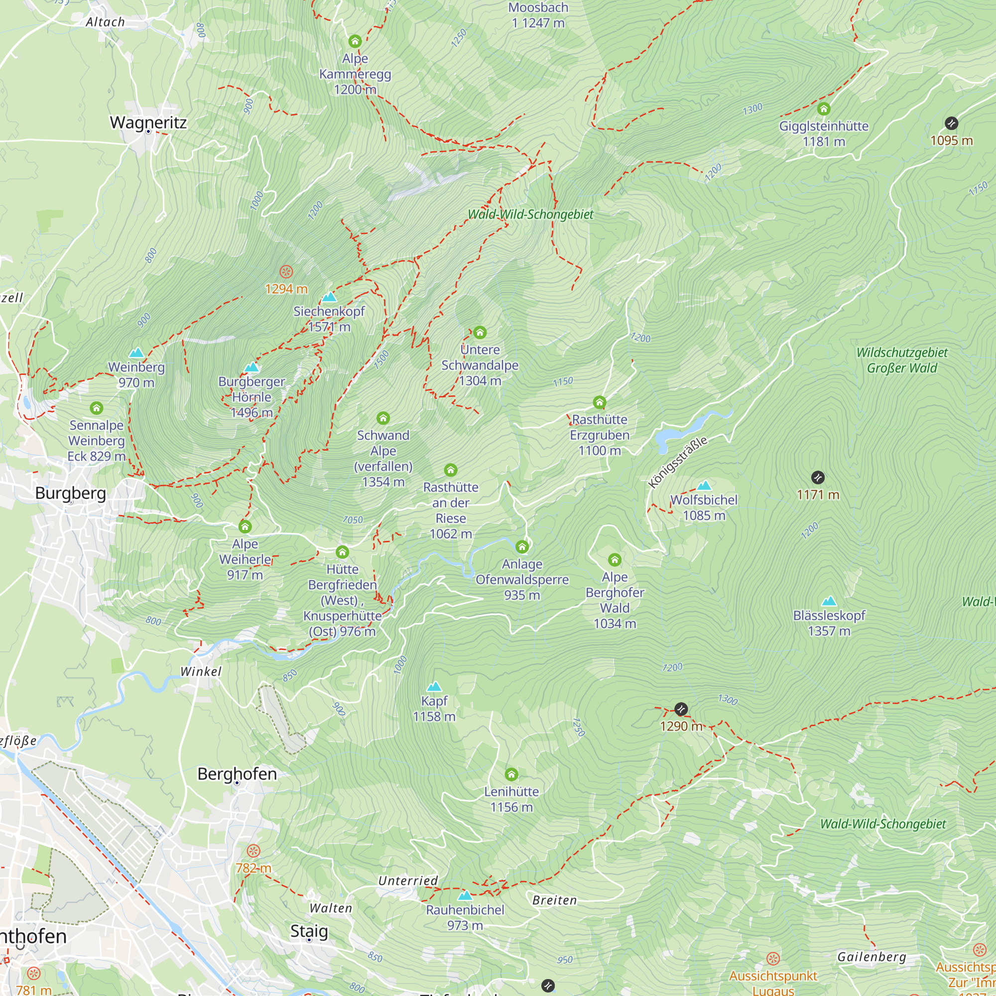 Köhlerhütte map