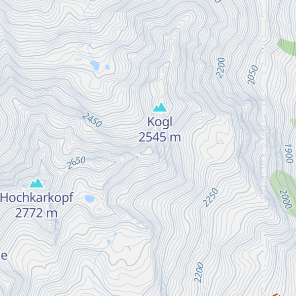 Map of Gamskarspitze