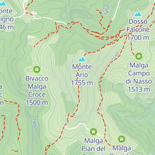 Map of Monte Campello