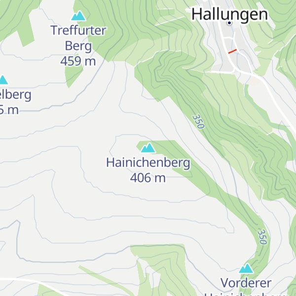 Map of Hainichenberg