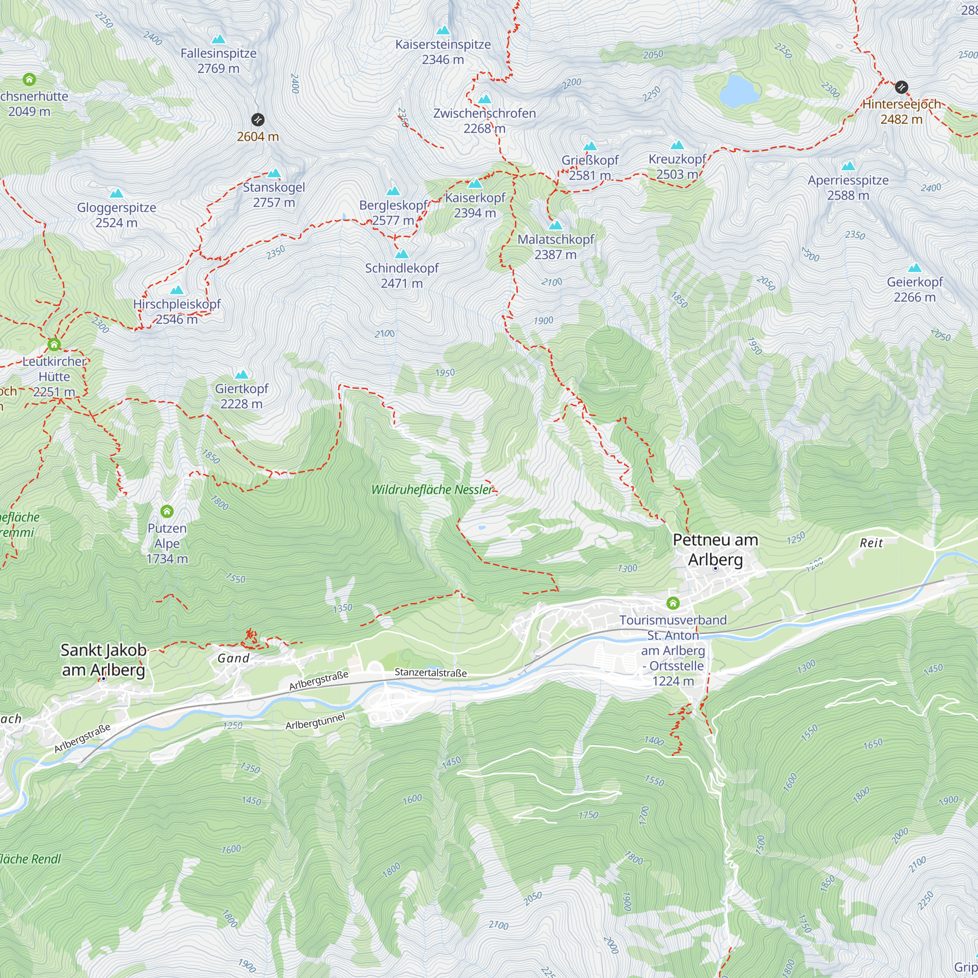 Nessleralm map