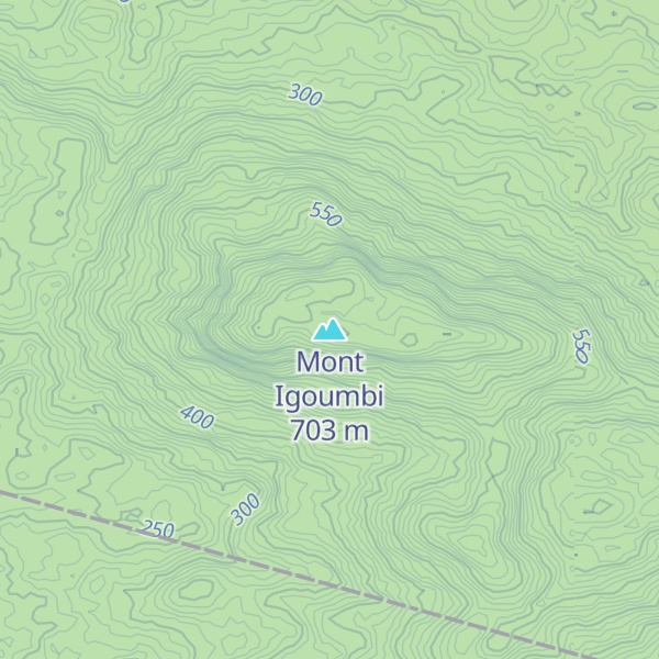 Map of Mont Igoumbi