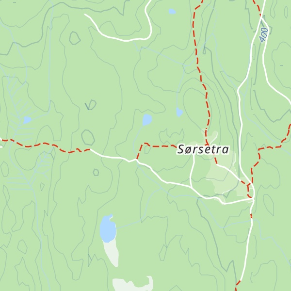 Map of Jørgenhytta