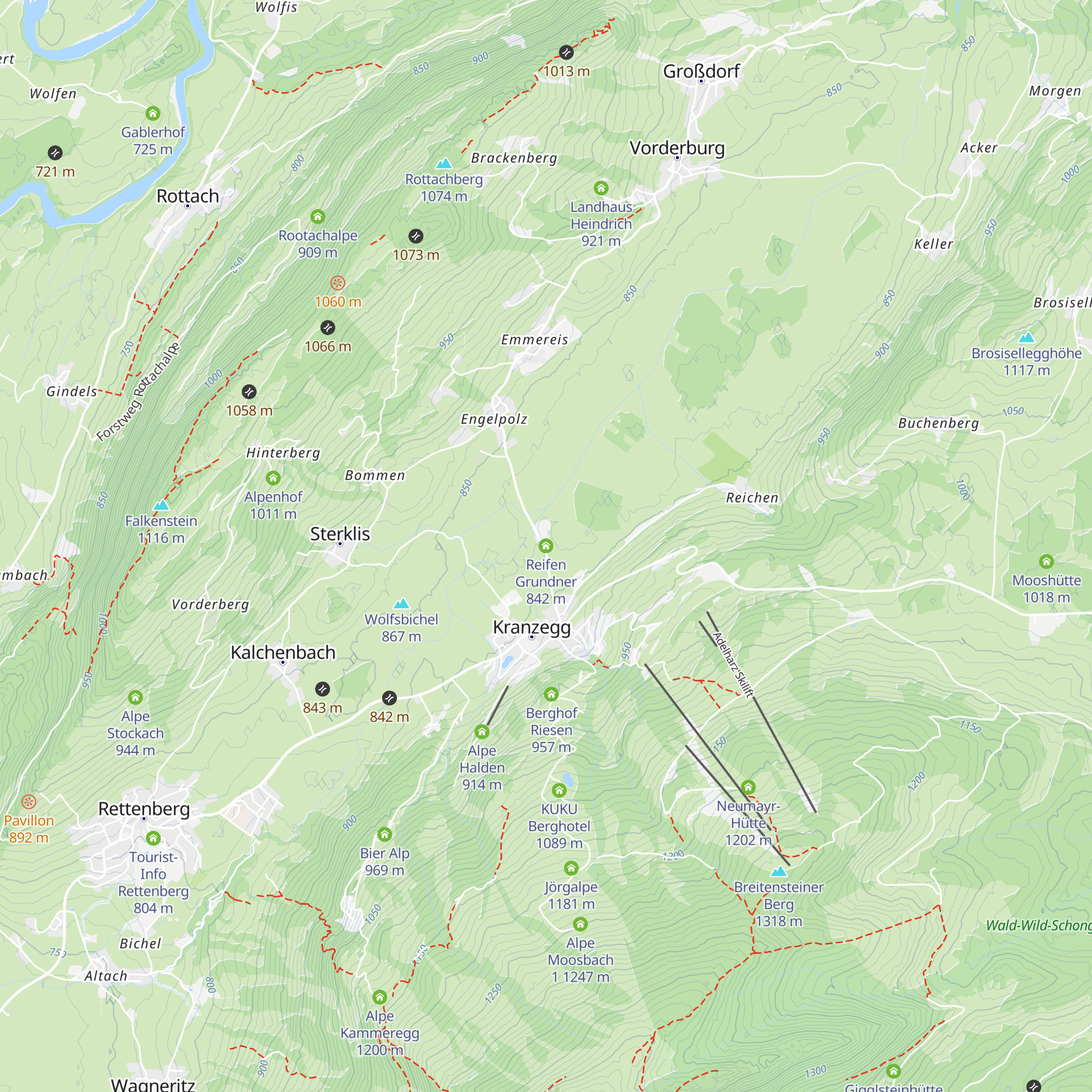Reifen Grundner map