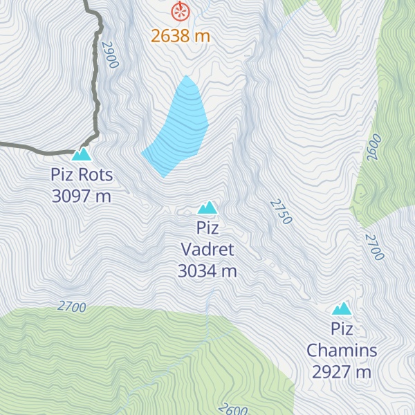 Map of Piz Vadret