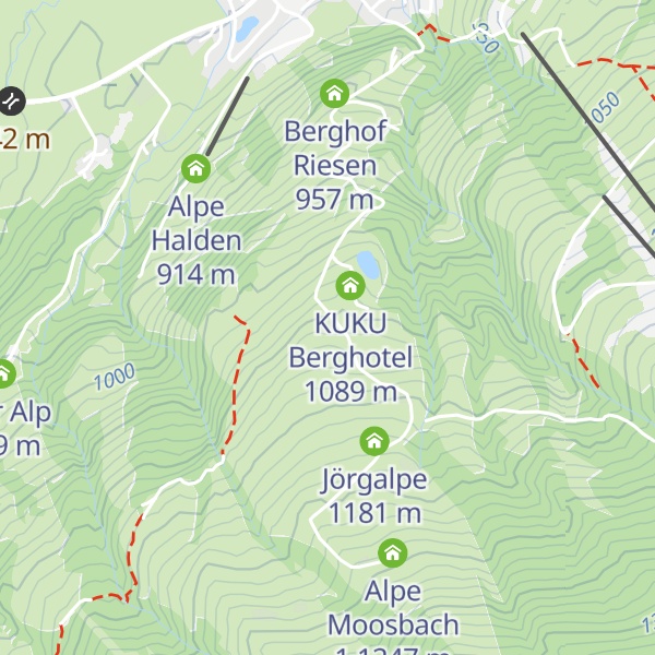 Map of Schwarz Alpe