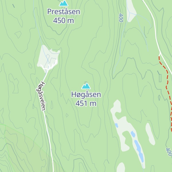 Map of Høgåsen
