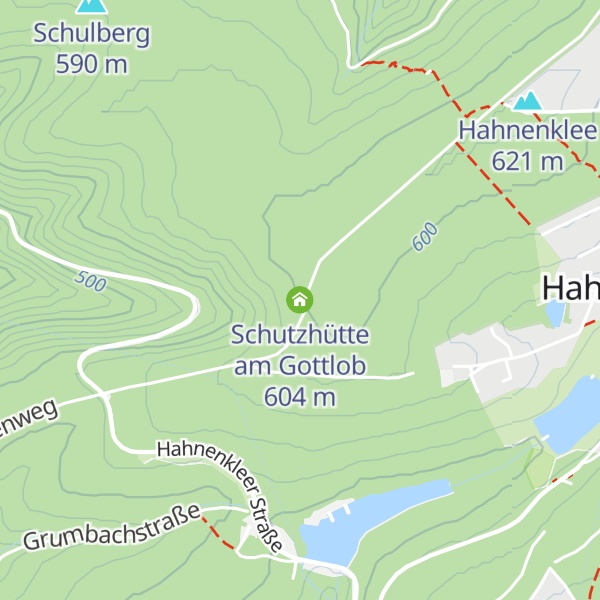 Map of Schutzhütte am Gottlob