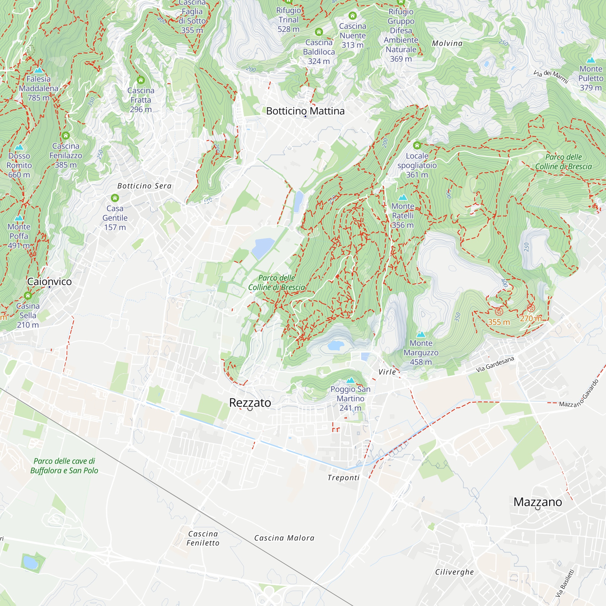Rifugio Aldo Vitali map