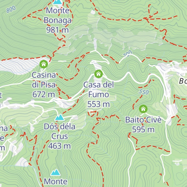 Map of Cascina Valle del Fò di Sopra