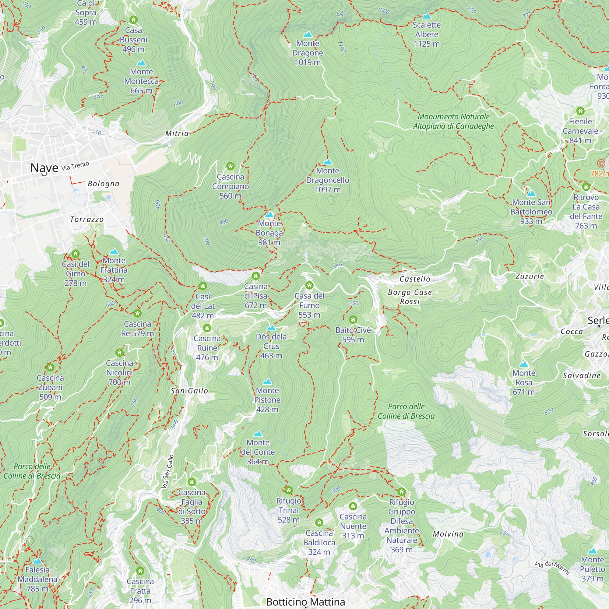 Cascina Valle del Fò di Sopra map