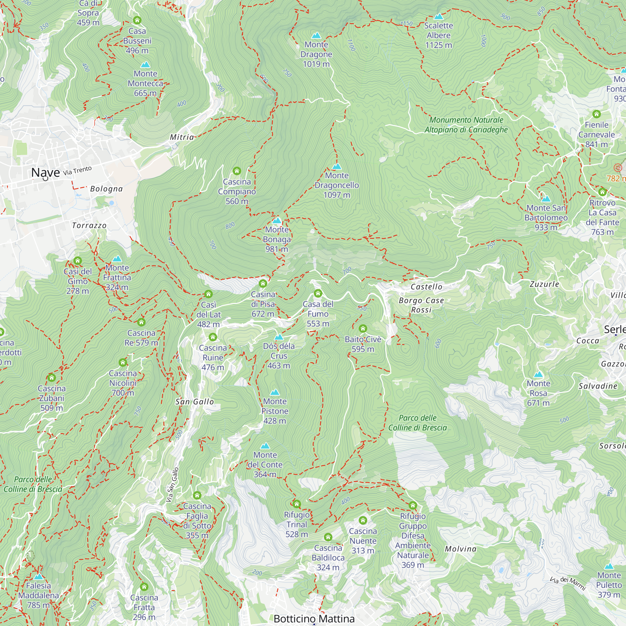 Cascina Valle del Fò di Sopra map