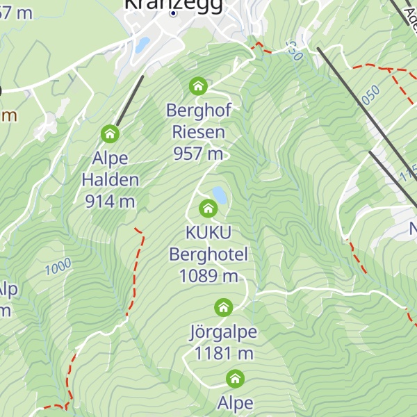 Map of KUKU Berghotel