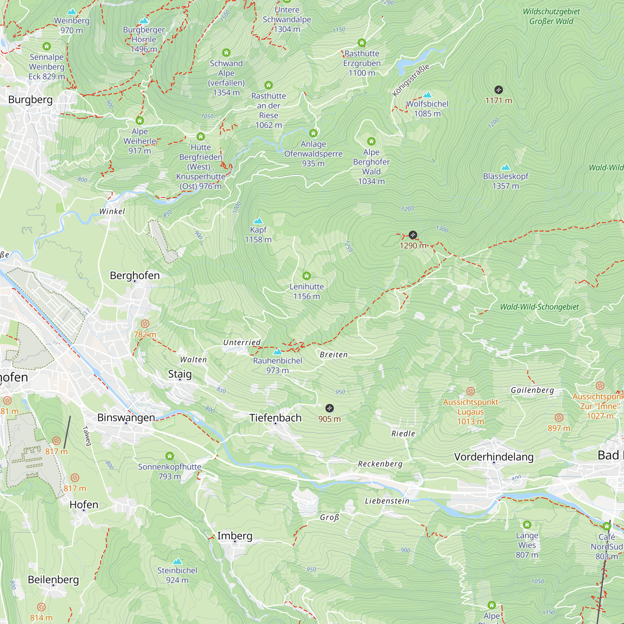 Oberrieder Rast- u. Infohütte map