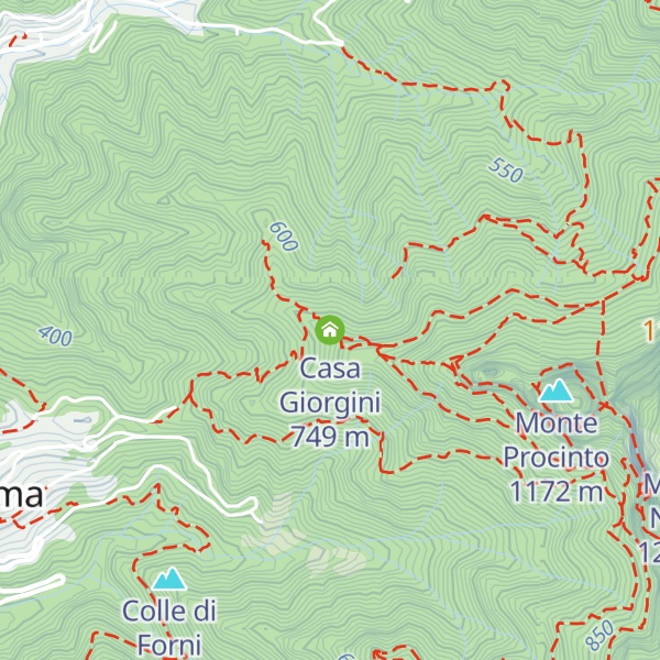 Map of Casa Giorgini