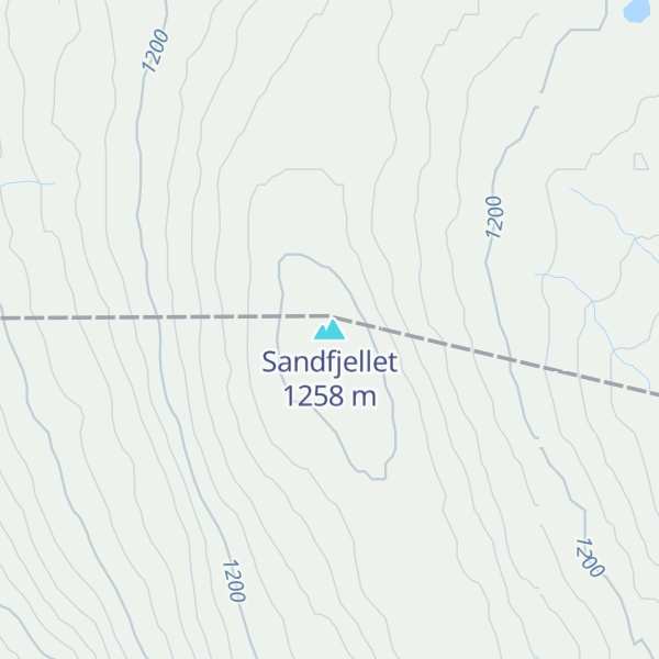 Map of Sandfjellet
