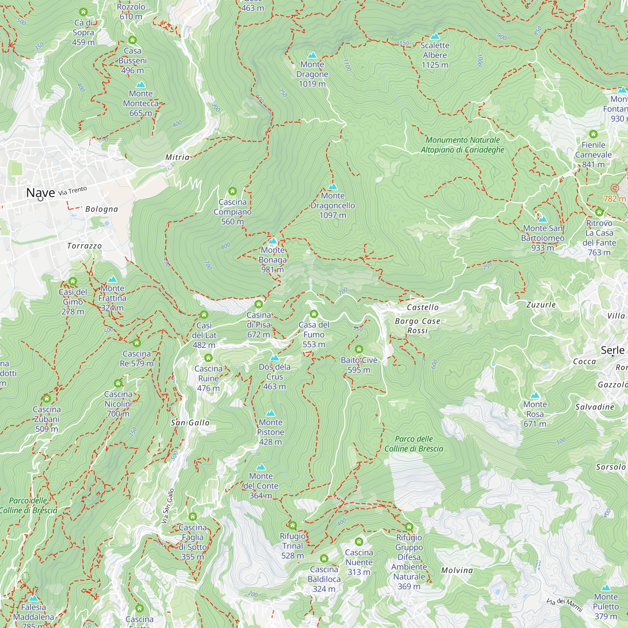 Casa del Fumo map