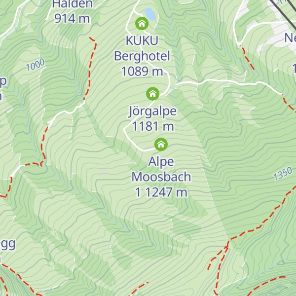 Map of Eduard-Kiefer Hütte