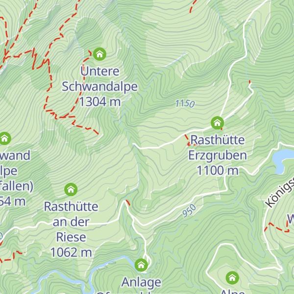 Map of Rasthütte am Hirtenbichl