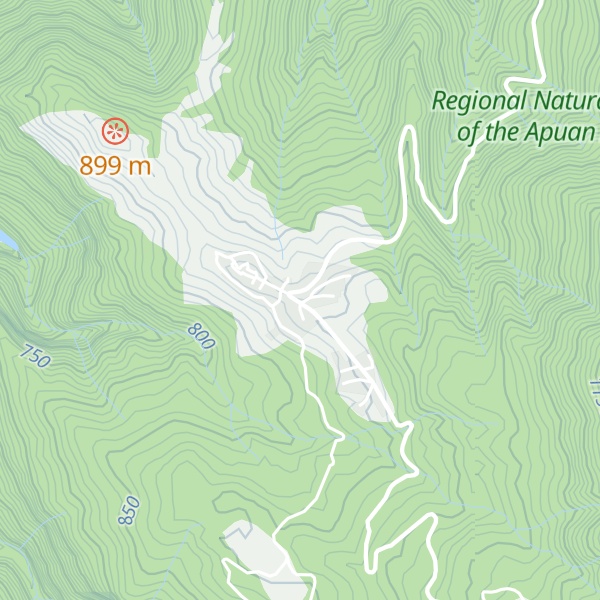 Map of Rifugio Alpi Apuane