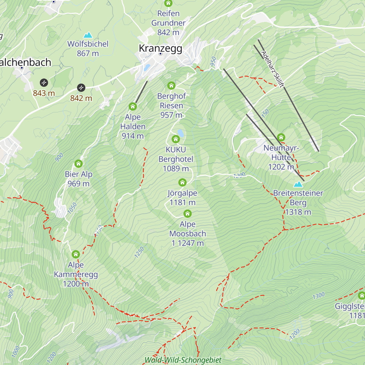 Jörgalpe map