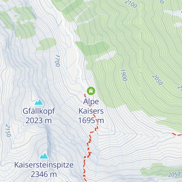 Map of Alpe Kaisers