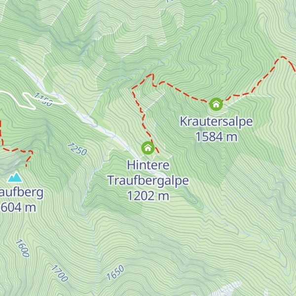 Map of Hintere Traufbergalpe