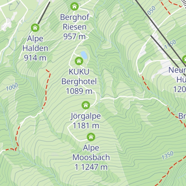 Map of Höfle Alp