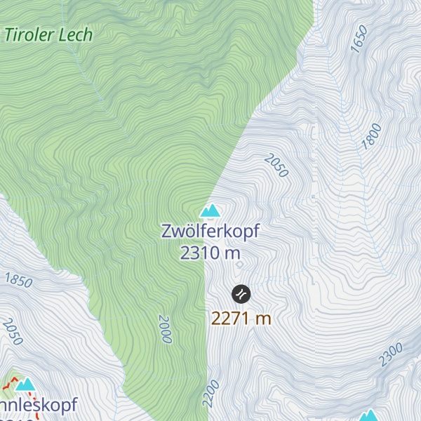 Map of Zwölferkopf