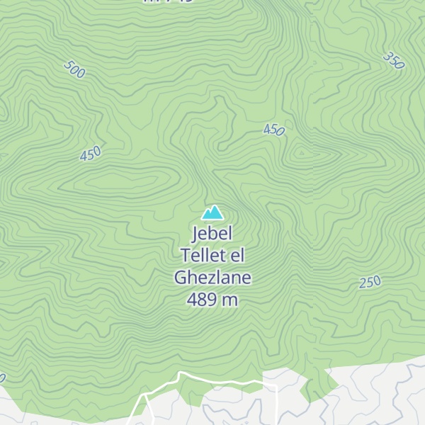 Map of Jebel Tellet el Ghezlane