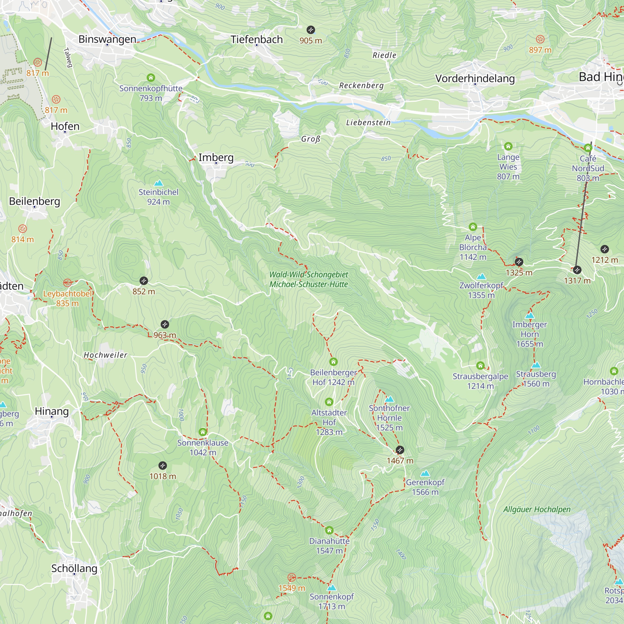 Sonthofer Hof map
