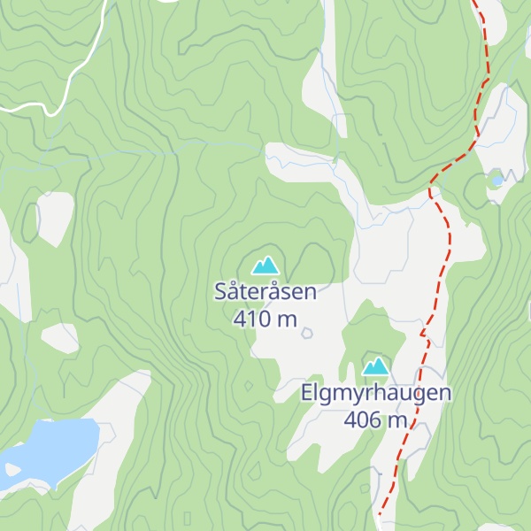 Map of Såteråsen