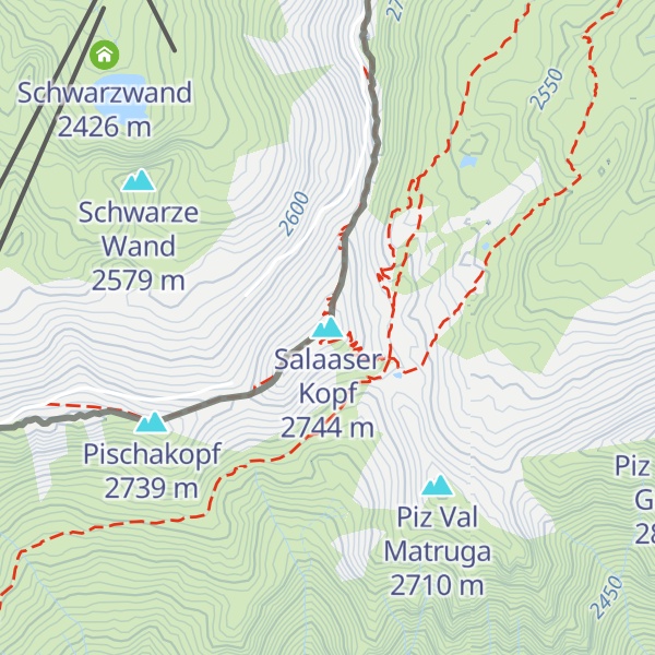 Map of Salaaser Kopf
