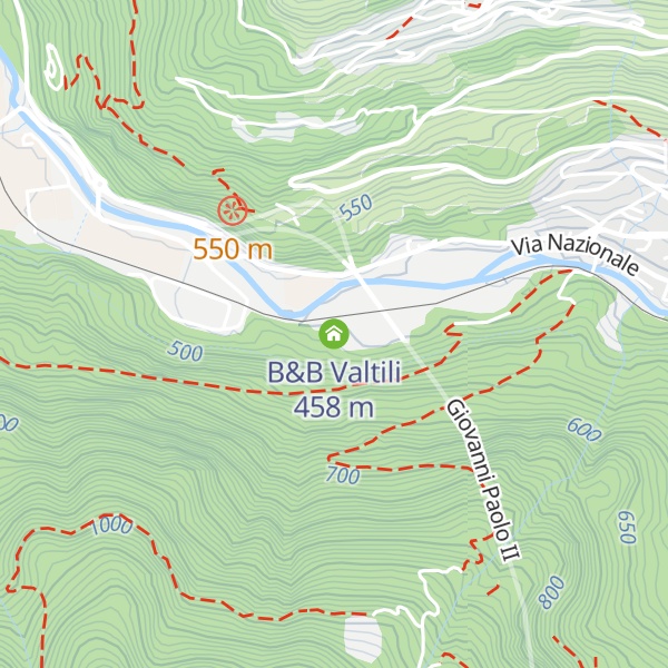 Map of B&B Valtili