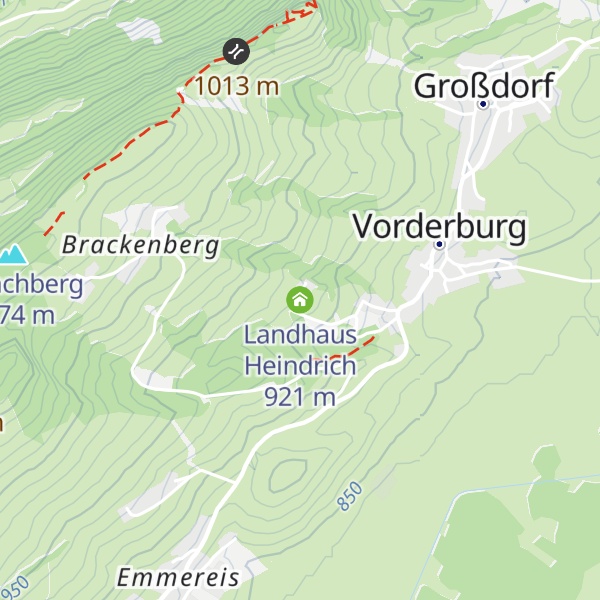 Map of Landhaus Heindrich