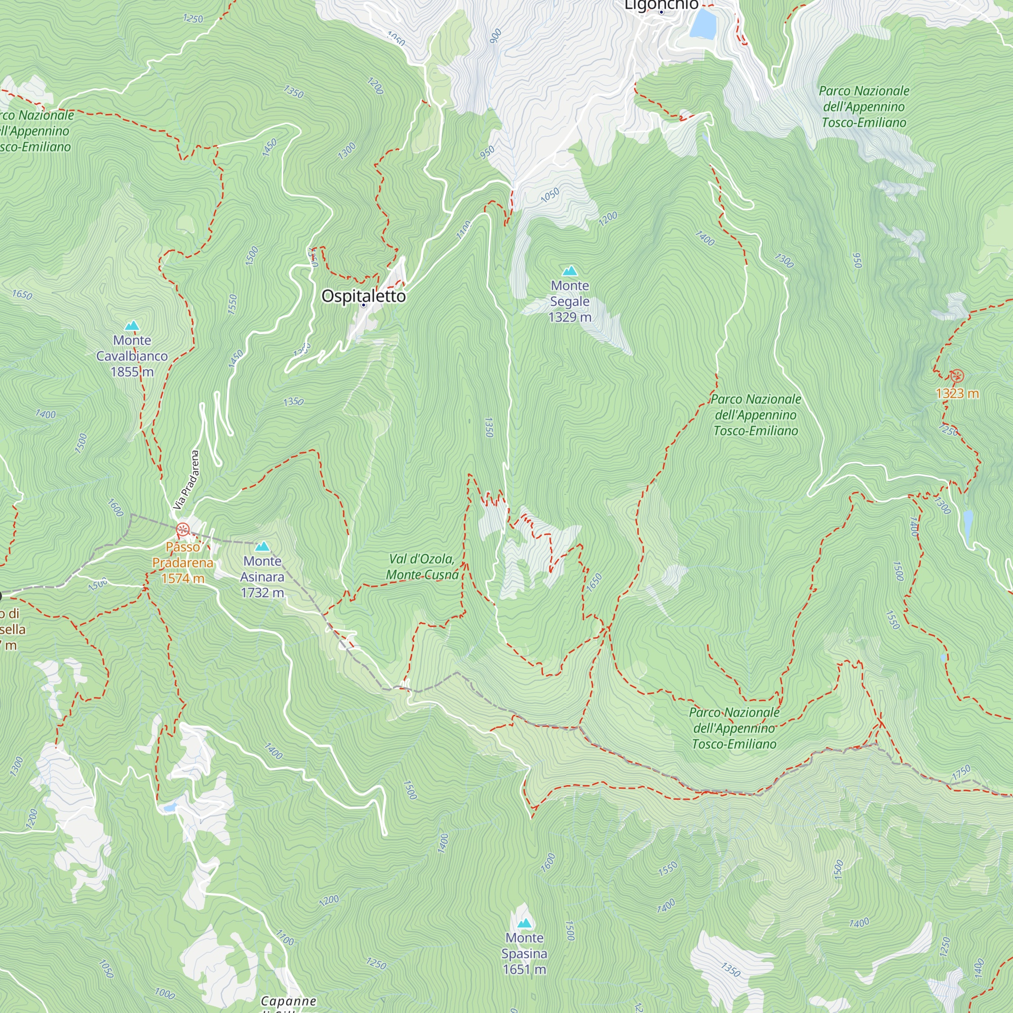 Rifugio Rio Re map