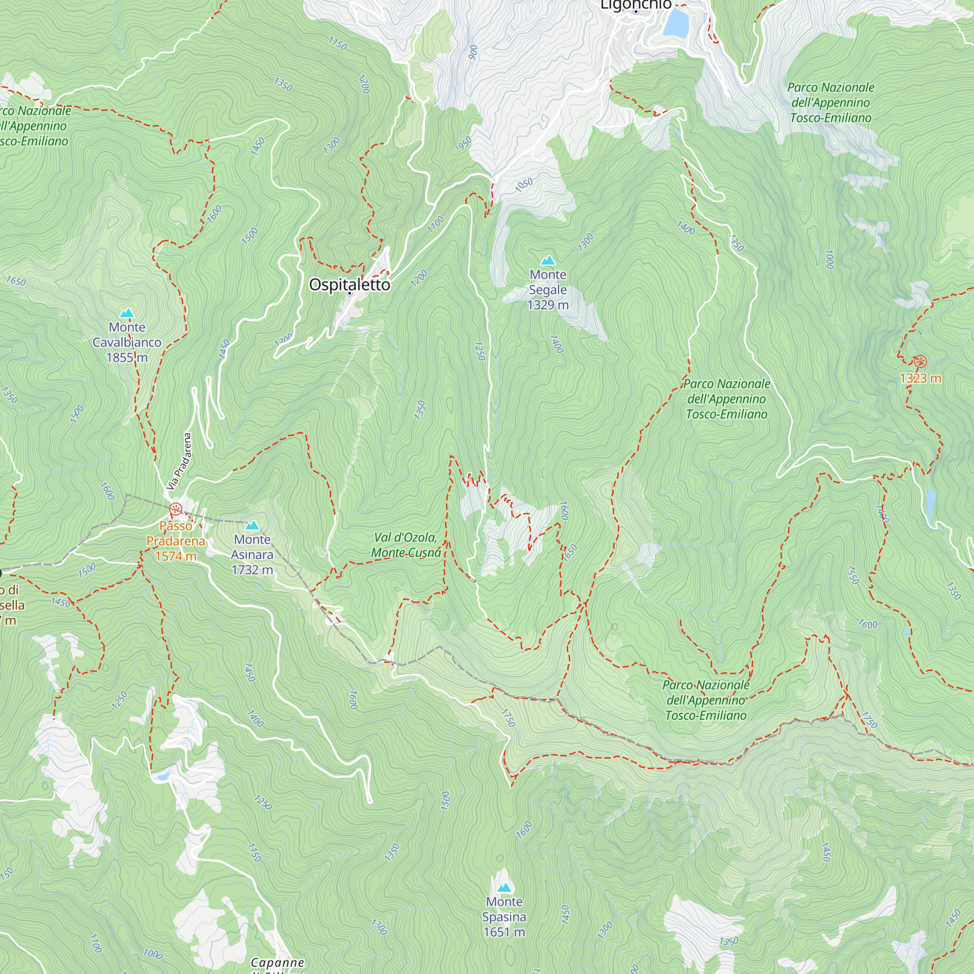 Rifugio Rio Re map