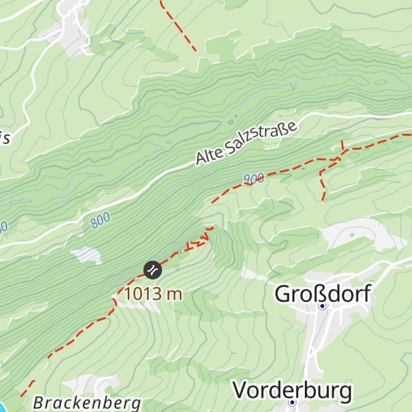 Map of Alpe Müllers Berg