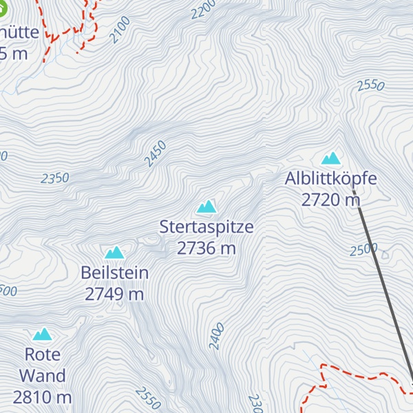 Map of Stertaspitze