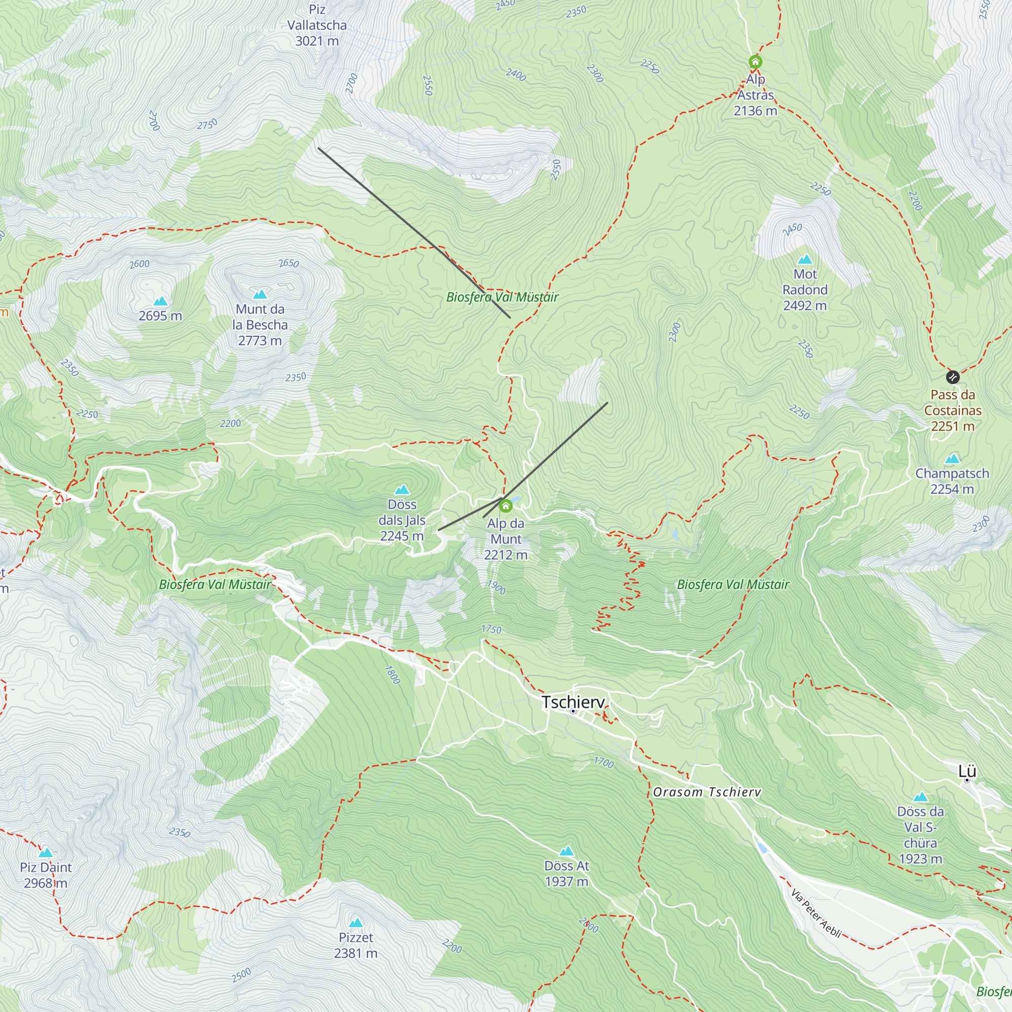 Alp da Munt map