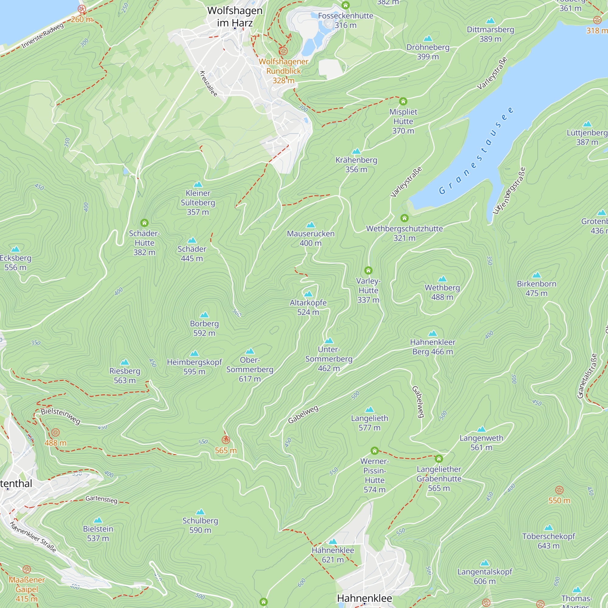 Blankenburger Hütte map