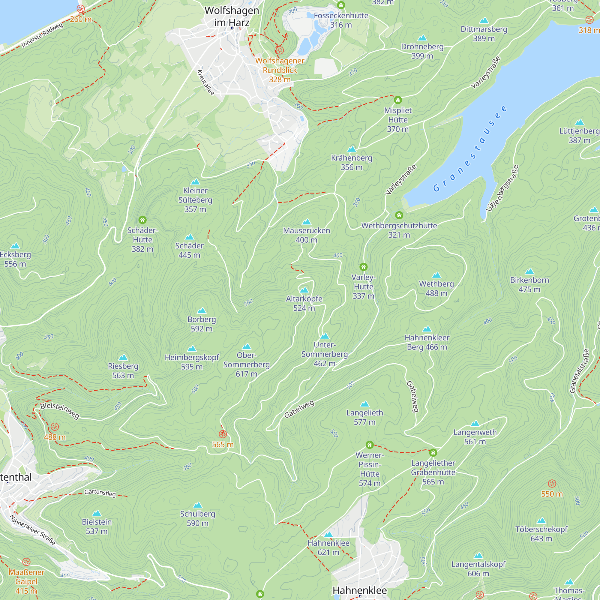 Blankenburger Hütte map