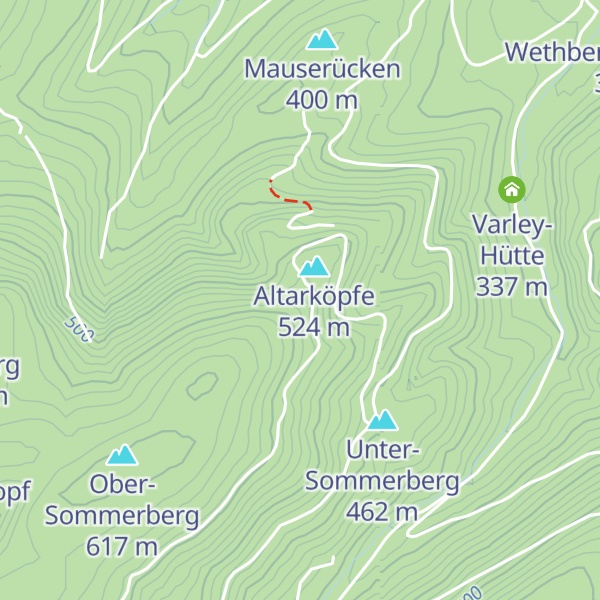 Map of Blankenburger Hütte