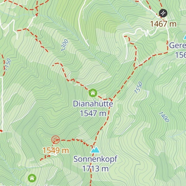 Map of Dianahütte