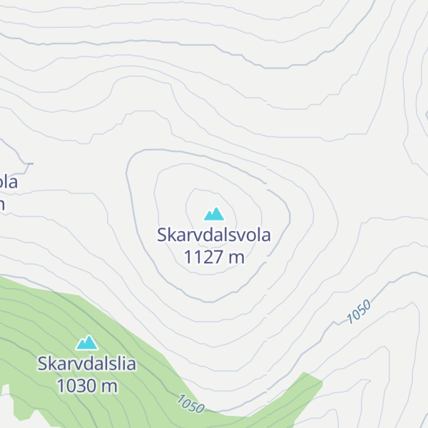 Map of Skarvdalsvola
